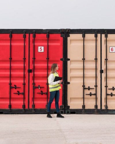 Importação via container exclusivo ou compartilhado (LCL)